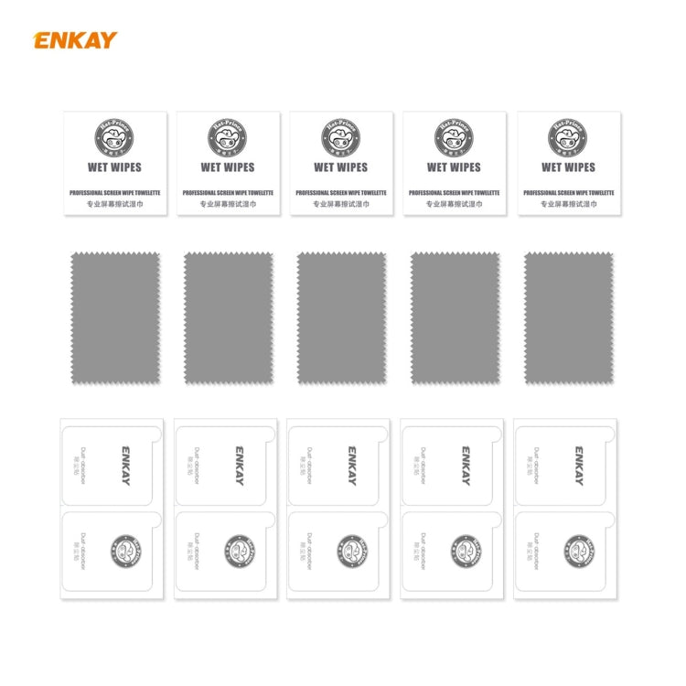 For Xiaomi Mi 11 Ultra 5 PCS ENKAY Hat-Prince Full Glue Full Coverage Screen Protector Explosion-proof Hydrogel Film