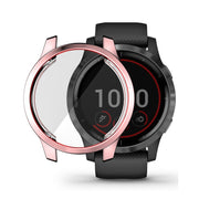 Compatible with Garmin Venu 2S 40mm / Vivoactive 4S 40mm ENKAY Hat-Prince Full Coverage Electroplate TPU Soft Case(Pink)