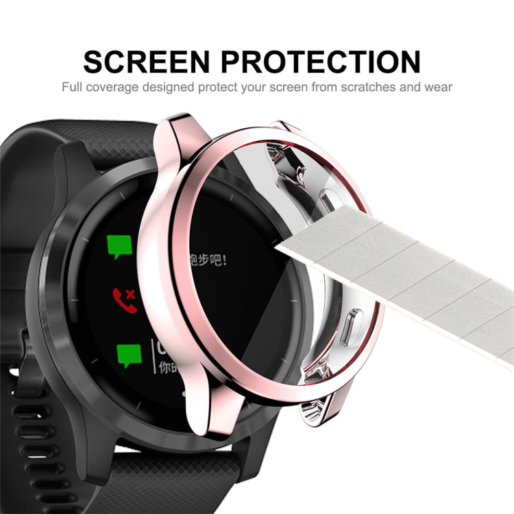 Compatible with Garmin Venu 2S 40mm / Vivoactive 4S 40mm ENKAY Hat-Prince Full Coverage Electroplate TPU Soft Case(Pink) - free shipping - PMC TechLife - Order now!