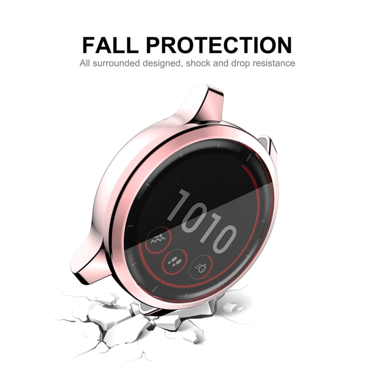 Compatible with Garmin Venu 2S 40mm / Vivoactive 4S 40mm ENKAY Hat-Prince Full Coverage Electroplate TPU Soft Case(Pink) - free shipping - PMC TechLife - Order now!