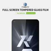For OPPO K9 PINWUYO 9H 2.5D Full Screen Tempered Glass Film(Black)