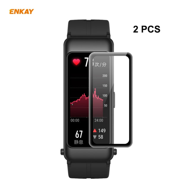 For Huawei B6 2 PCS ENKAY Hat-Prince 3D Full Screen Soft PC Edge + PMMA HD Screen Protector Film