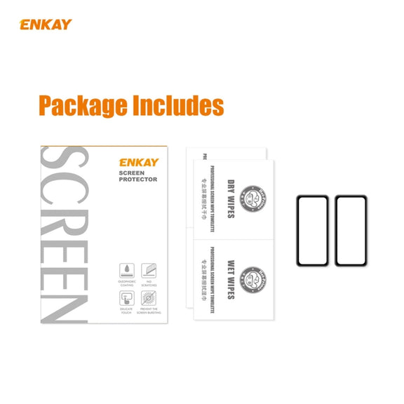 For Huawei B6 2 PCS ENKAY Hat-Prince 3D Full Screen Soft PC Edge + PMMA HD Screen Protector Film