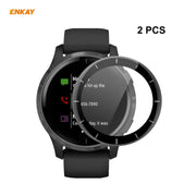 For Venu 2 / Vivoactive 4 45mm 2 PCS ENKAY Hat-Prince 3D Full Screen Soft PC Edge + PMMA HD Screen Protector Film