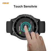 For Venu 2 / Vivoactive 4 45mm 2 PCS ENKAY Hat-Prince 3D Full Screen Soft PC Edge + PMMA HD Screen Protector Film