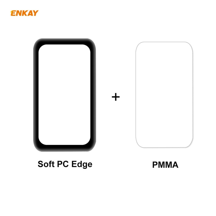 For Huawei Band 6 / Honor Band 6 2 PCS ENKAY Hat-Prince 3D Full Screen Soft PC Edge + PMMA HD Screen Protector Film - Screen Protector by ENKAY | Online Shopping South Africa | PMC TechLife | Buy Now Pay Later Mobicred