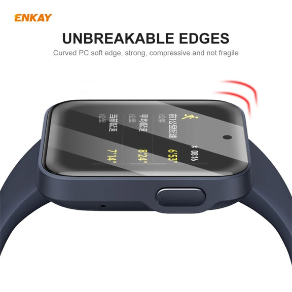 For Redmi Watch 10 PCS ENKAY Hat-Prince 3D Full Screen Soft PC Edge + PMMA HD Screen Protector Film