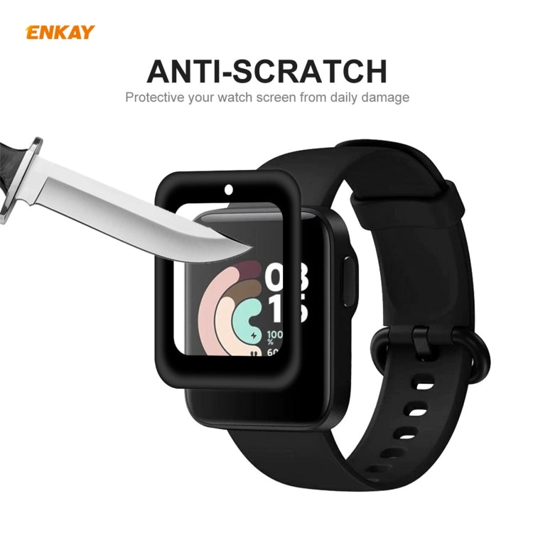 For Redmi Watch 10 PCS ENKAY Hat-Prince 3D Full Screen Soft PC Edge + PMMA HD Screen Protector Film