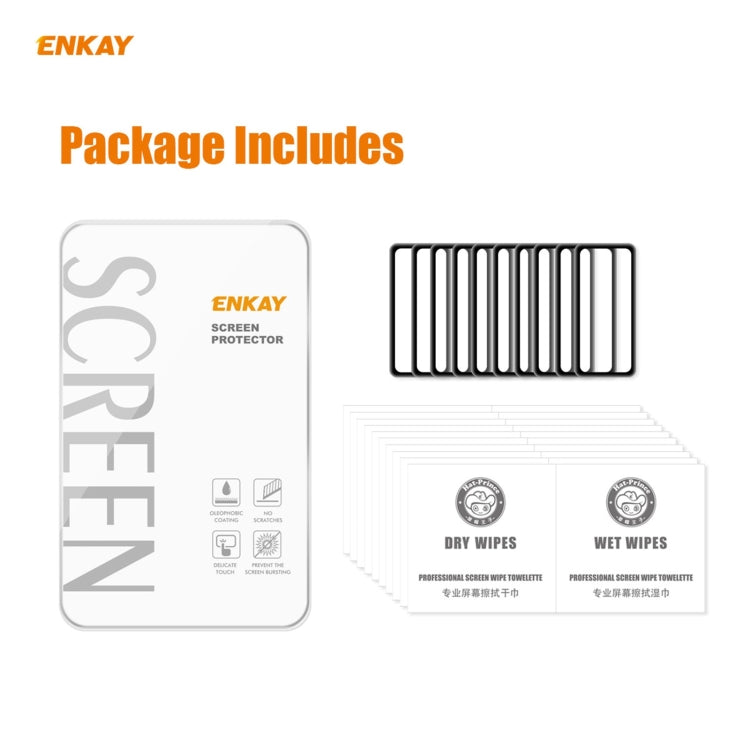 For Huawei B6 10 PCS ENKAY Hat-Prince 3D Full Screen Soft PC Edge + PMMA HD Screen Protector Film