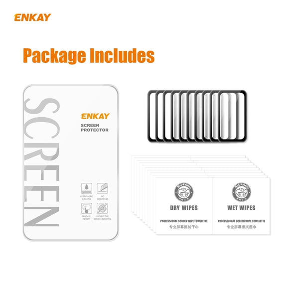 For Huawei Band 6 / Honor Band 6 10 PCS ENKAY Hat-Prince 3D Full Screen Soft PC Edge + PMMA HD Screen Protector Film