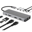 WS-04 12-in-1 Type-C Notebook Multi-function Docking Station - free shipping - PMC TechLife - Order now!