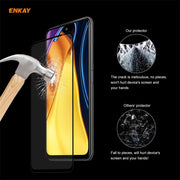 For Xiaomi Poco M3 Pro / Redmi Note 10 5G 10 PCS ENKAY Hat-Prince Full Glue 0.26mm 9H 2.5D Tempered Glass Full Coverage Film