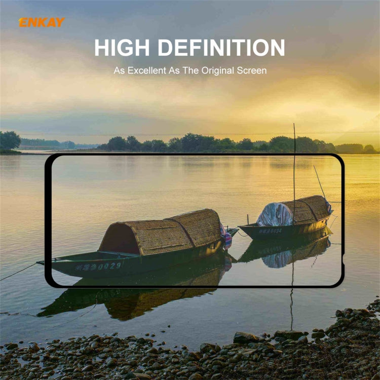 For Xiaomi Poco M3 Pro / Redmi Note 10 5G 10 PCS ENKAY Hat-Prince Full Glue 0.26mm 9H 2.5D Tempered Glass Full Coverage Film - free shipping - PMC TechLife - Order now!