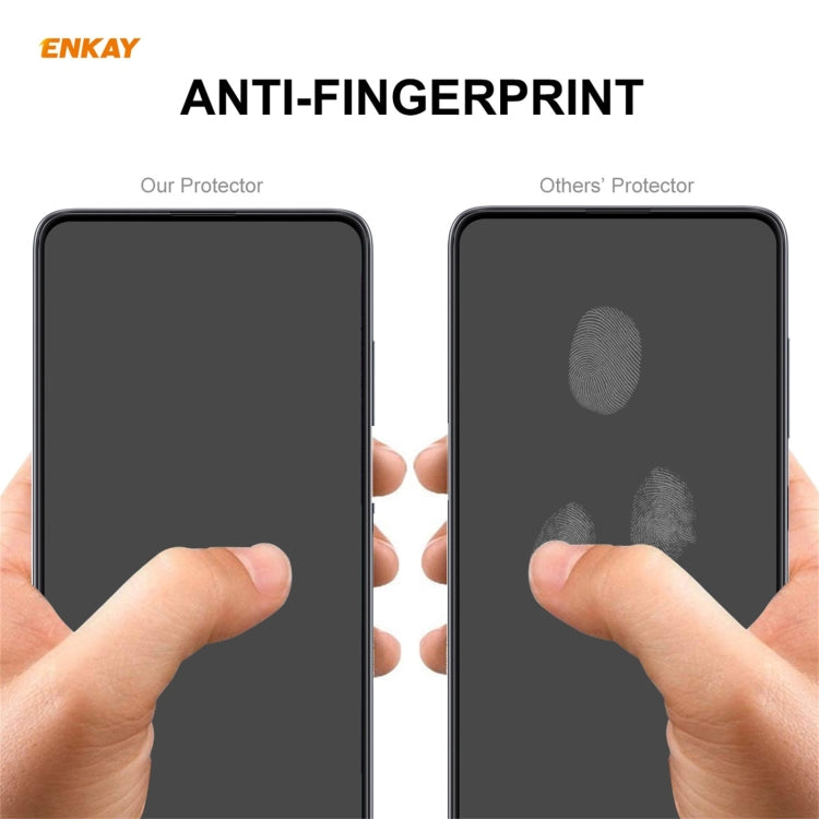 For Xiaomi Poco M3 Pro / Redmi Note 10 5G 10 PCS ENKAY Hat-Prince Full Glue 0.26mm 9H 2.5D Tempered Glass Full Coverage Film