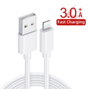 P21 PD 20W USB-C / Type-C + QC3.0 18W USB Fast Car Charger with USB to 8 Pin Data Cable Set(White)