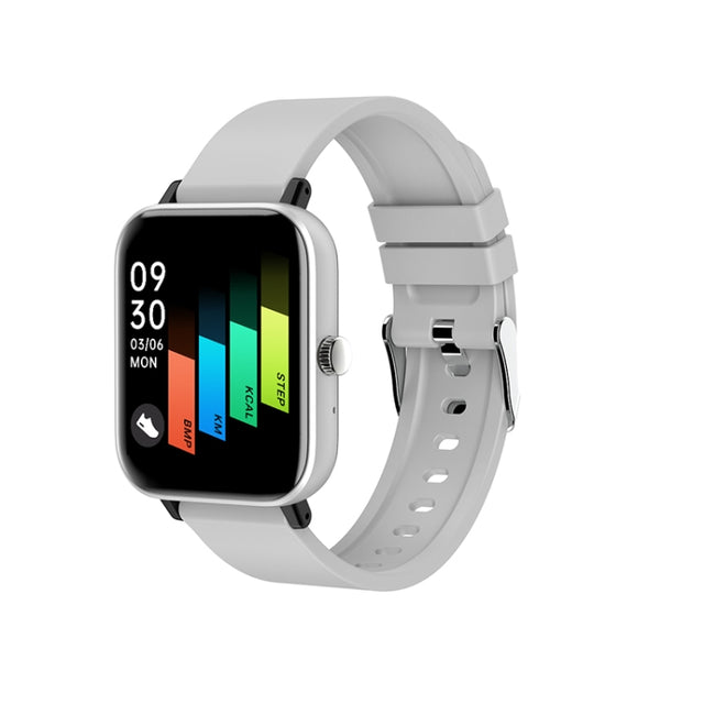 H10 1.54inch Color Screen Smart Watch IP67 Water-resistant,Support Bluetooth Call/Heart Rate Monitoring/Blood Pressure Monitoring/Blood Oxygen Monitoring/Sleep Monitoring(Gray)