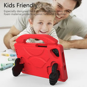 For Samsung Galaxy Tab A7 Lite T220 / T225 Thumb Bracket EVA Shockproof Tablet Case(Red)