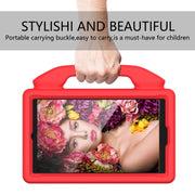 For Samsung Galaxy Tab A7 Lite T220 / T225 Thumb Bracket EVA Shockproof Tablet Case(Red)