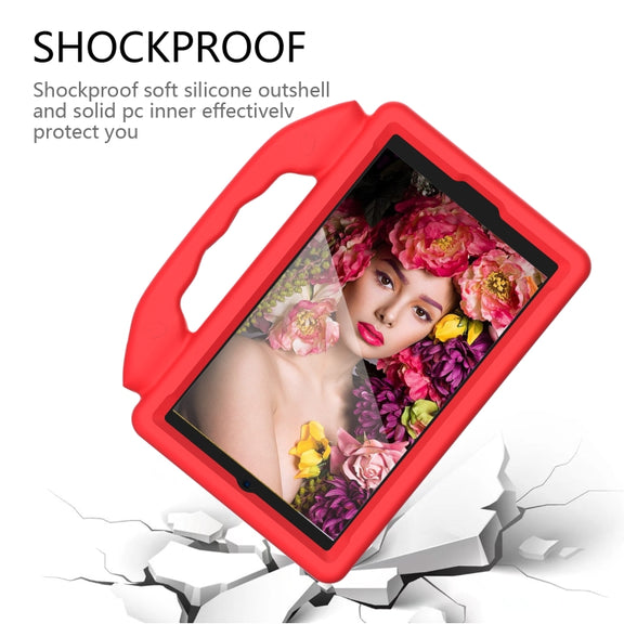 For Samsung Galaxy Tab A7 Lite T220 / T225 Thumb Bracket EVA Shockproof Tablet Case(Red)