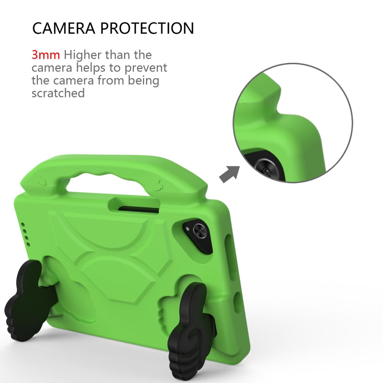 For Samsung Galaxy Tab A7 Lite T220 / T225 Thumb Bracket EVA Shockproof Tablet Case(Green) - free shipping - PMC TechLife - Order now!