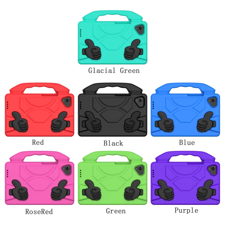 For Samsung Galaxy Tab A7 Lite T220 / T225 Thumb Bracket EVA Shockproof Tablet Case(Green)