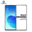 For OPPO Reno6 PINWUYO 9H 2.5D Full Screen Tempered Glass Film(Black) - OPPO Tempered Glass by PINWUYO | Online Shopping South Africa | PMC TechLife | Buy Now Pay Later Mobicred