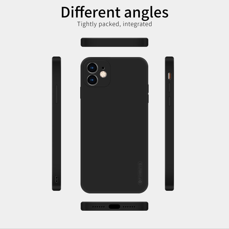For iPhone 11 PINWUYO Sense Series Liquid Silicone TPU Mobile Phone Case (Black) - free shipping - PMC TechLife - Order now!