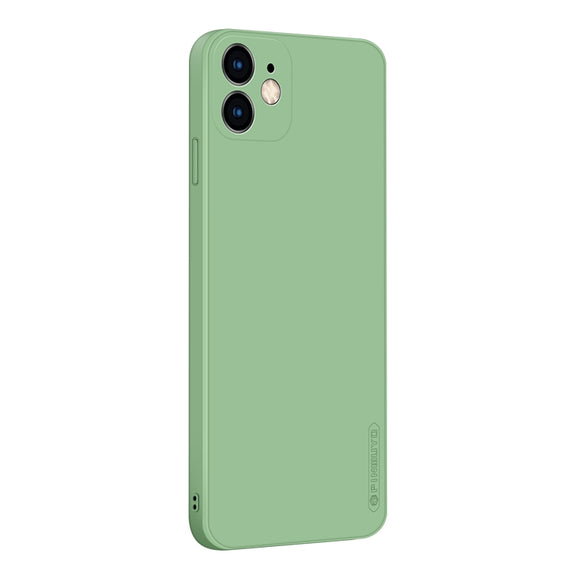 For iPhone 11 PINWUYO Sense Series Liquid Silicone TPU Mobile Phone Case (Green)
