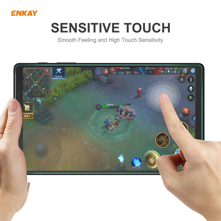 1 PCS For Samsung Galaxy Tab A7 Lite 8.7 T220 / T225 ENKAY Hat-Prince 0.33mm 9H Surface Hardness 2.5D Explosion-proof Tempered Glass Protector Film - For Samsung Tab by ENKAY | Online Shopping South Africa | PMC TechLife | Buy Now Pay Later Mobicred