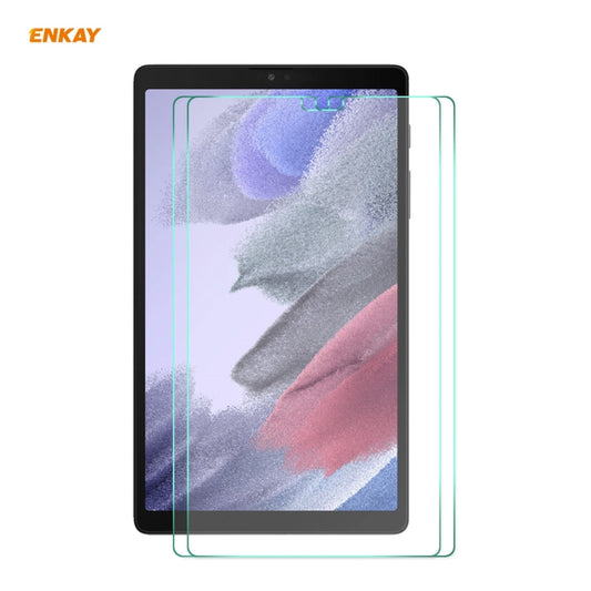 2 PCS For Samsung Galaxy Tab A7 Lite 8.7 T220 / T225 ENKAY Hat-Prince 0.33mm 9H Surface Hardness 2.5D Explosion-proof Tempered Glass Protector Film - For Samsung Tab by ENKAY | Online Shopping South Africa | PMC Jewellery | Buy Now Pay Later Mobicred
