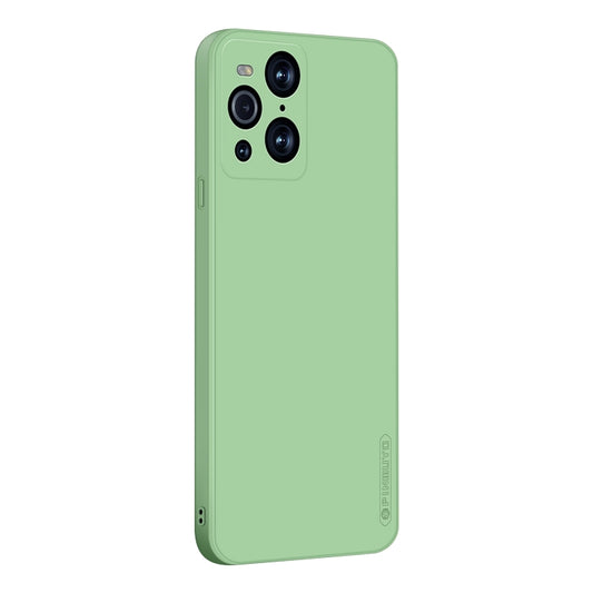 For OPPO Find X3 / Find X3 Pro PINWUYO Touching Series Liquid Silicone TPU Shockproof Case(Green) - free shipping - PMC Jewellery - Order now!