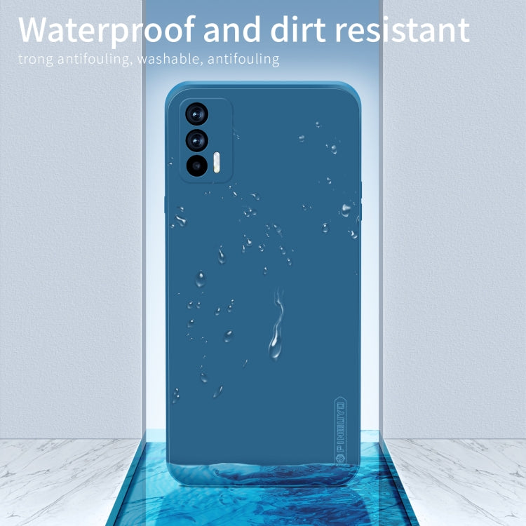 For OPPO Realme GT / GT NEO / Realme Q3 Pro PINWUYO Touching Series Liquid Silicone TPU Shockproof Case(Blue) - free shipping - PMC TechLife - Order now!