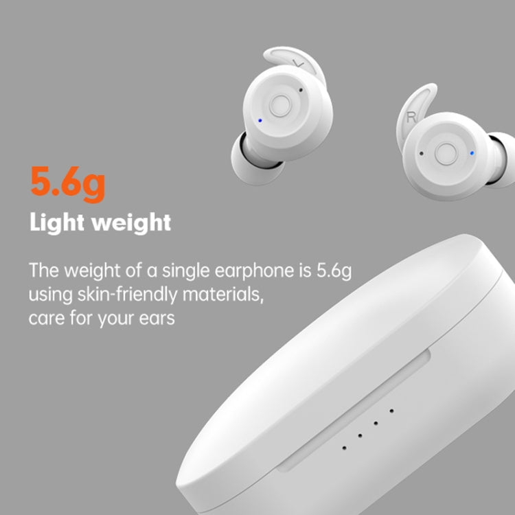 T20 TWS Bluetooth Hooks Wireless Sports Headphones with Charging Box IPX6 Waterproof Noise-cancelling Earphones(Gray) - Bluetooth Earphone by PMC TechLife | Online Shopping South Africa | PMC TechLife