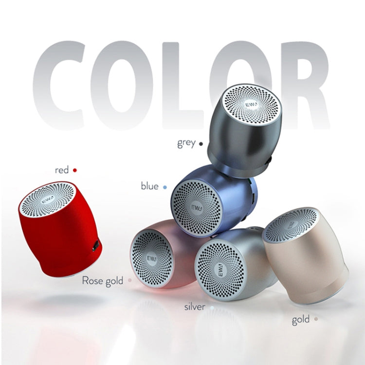 EWA A1 Portable TWS Bluetooth Wireless Speaker IPX5 Water-resistant Support TF Card(Silver)