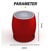 EWA A1 Portable TWS Bluetooth Wireless Speaker IPX5 Water-resistant Support TF Card(Red)