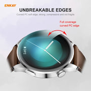 5 PCS For Huawei WATCH 3 46mm ENKAY Hat-Prince 3D Full Coverage Soft PC Edge + PMMA HD Screen Protector Film