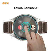 2 PCS For Huawei WATCH 3 Pro 48mm ENKAY Hat-Prince 0.2mm 9H 2.15D Curved Edge Tempered Glass Screen Protector Watch Film