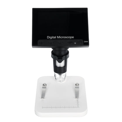 DM4 4.3 Inch LCD Digital Microscope Endoscope with Recording and Stand, HD, 720P, 1000X Zoom - free shipping - PMC Jewellery - Order now!