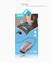 Fineblue F980 CSR4.1 Retractable Cable Caller Vibration Reminder Anti-theft Bluetooth Headset
