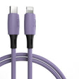 ENKAY Hat-Prince ENK-CB209 PD 20W 3A Type-C to 8 Pin Silicone Data Sync Fast Charging Cable, Cable Length: 1.2m(Purple) - Normal Style Cable by ENKAY | Online Shopping South Africa | PMC TechLife | Buy Now Pay Later Mobicred