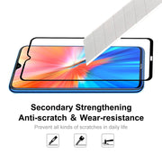 For Xiaomi Redmi Note 8 2021 10 PCS ENKAY Hat-Prince Full Glue 0.26mm 9H 2.5D Tempered Glass Screen Protector Full Coverage Film