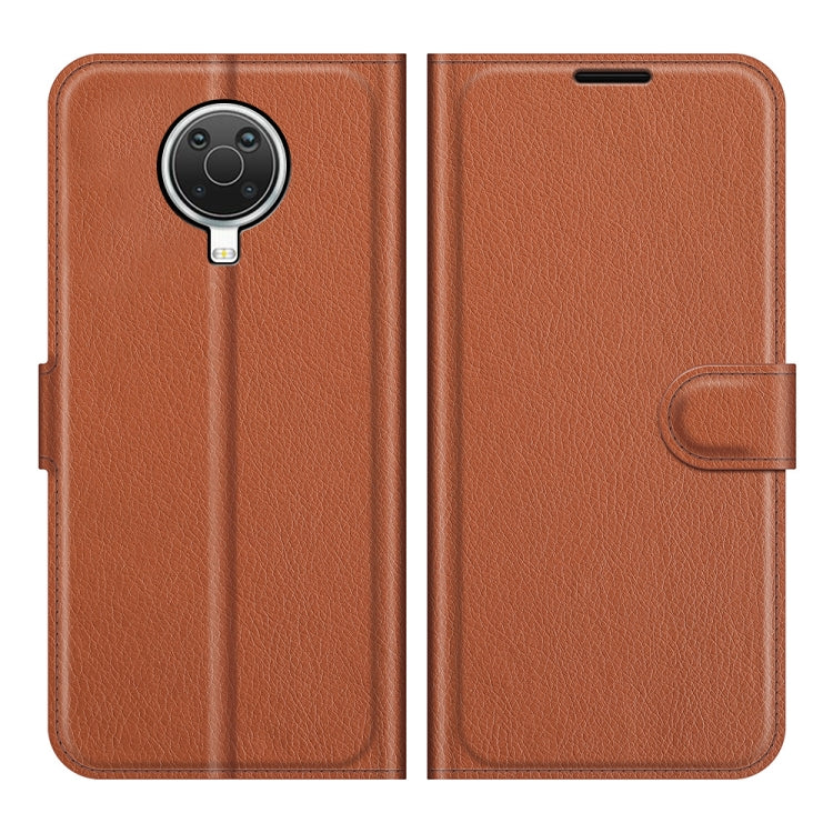 For Nokia G10/G20 Litchi Texture Horizontal Flip Protective Case with Holder & Card Slots & Wallet(Brown) - free shipping - PMC TechLife - Order now!