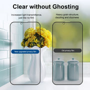 For iPhone 13 / 13 Pro 2pcs ENKAY Hat-Prince Full Coverage 28 Degree Privacy Screen Protector Anti-spy Tempered Glass Film