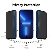 For iPhone 13 / 13 Pro 5pcs ENKAY Hat-Prince Full Coverage 28 Degree Privacy Screen Protector Anti-spy Tempered Glass Film