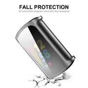 For Fitbit Charge 5 / Charge 6 ENKAY Hat-Prince Full Coverage Transparent Soft Case TPU HD Clear Cover - Watch Cases by ENKAY