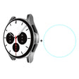 For Samsung Galaxy Watch4 Classic 42mm ENKAY Hat-Prince Full Coverage Electroplate Soft Case TPU HD Clear Cover + Tempered Glass Protector(Silver) - Watch Cases by ENKAY