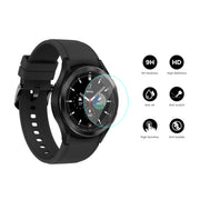 2 PCS For Samsung Galaxy Watch4 Classic 46mm ENKAY Hat-Prince 0.2mm 9H 2.15D Curved Edge Tempered Glass Screen Protector Watch Film
