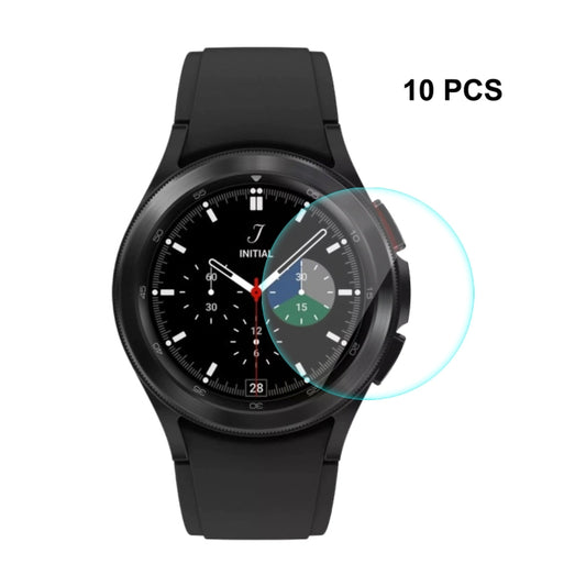 10 PCS For Samsung Galaxy Watch4 Classic 46mm ENKAY Hat-Prince 0.2mm 9H 2.15D Curved Edge Tempered Glass Screen Protector Watch Film - Screen Protector by ENKAY | Online Shopping South Africa | PMC Jewellery | Buy Now Pay Later Mobicred