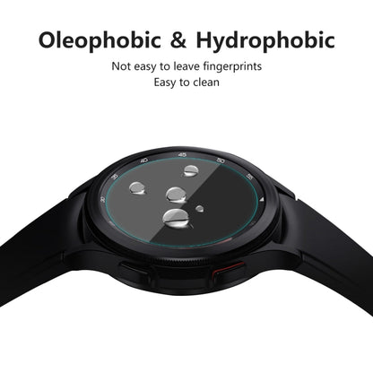 2 PCS For Samsung Galaxy Watch4 Classic 42mm ENKAY Hat-Prince 0.2mm 9H 2.15D Curved Edge Tempered Glass Screen Protector Watch Film - Screen Protector by ENKAY | Online Shopping South Africa | PMC Jewellery | Buy Now Pay Later Mobicred