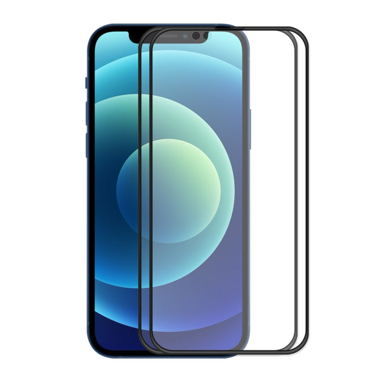 For iPhone 13 / 13 Pro 2pcs ENKAY Hat-Prince Anti-drop Full Glue Tempered Glass Full Screen Film Anti-fall Protector - iPhone 13 Pro Tempered Glass by ENKAY | Online Shopping South Africa | PMC TechLife | Buy Now Pay Later Mobicred